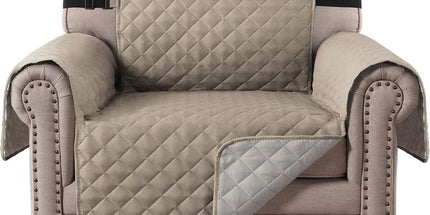 Sofa Cover, Sofa Furniture Cover, Chair Cover, Sofa Protector, Single Sofa Cover, for Home, Travel and Daily Use, 165 x 190 cm, Khaki