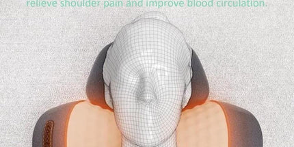 3 in 1 Electric Neck and Shoulder Massager Pillow, USB Heated Cervical Support Cushion for Relaxation, Dark Gray