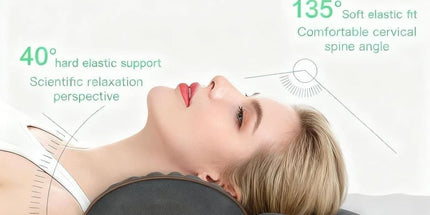 3 in 1 Electric Neck and Shoulder Massager Pillow, USB Heated Cervical Support Cushion for Relaxation, Dark Gray