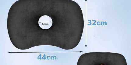 Ear Pillow, Donut Pillow, Ring Pillow, Piercing Pillow, Ear Pain, Orthopedic Head Pillow, Sleeping Earplugs, Side Sleeping Pillow, Black