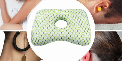 Ear Pillow, Donut Pillow, Ring Pillow, Piercing Pillow, Ear Pain, Orthopedic Head Pillow, Sleeping Earplugs, Side Sleeping Pillow