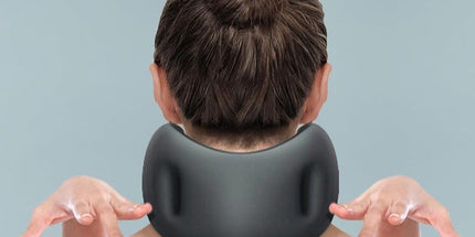 Neck Pillow, Travel Pillow, Ergonomic Pillow, Neck Support for Car, Plane, Train, Includes Storage Case, for Daily Relaxation and Muscle Recovery