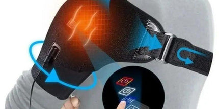 Heated Shoulder Support, Adjustable Unisex Heating Brace for Left or Right Shoulder Comfort during Rest, Work and Daily Activities