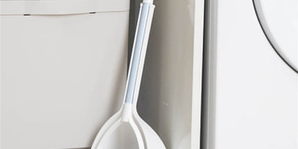 Cleaning Brush , Small and Dustpan Set Broomstick and Dust Pan Combo for Home Kitchen Room Kids Housework Cleaning Craft (White) As shown