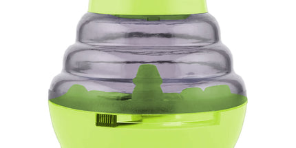 Pet Feeding Roly-Poly Toy, Interactive Dog Dispenser Toys Slow Feeder Puzzle Dog Brain Stimulation Toys Dog Christmas Enrichment Boredom Toys for Puppy Small Medium Large Dogs Grad Green