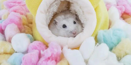Small Pet Bed, Pig Christmas Bed Warm Hedgehog Hideout Cotton House Sleeping Nest Cage Accessories for Small Animal Habitat Supplies for Hamster Sugar Glider Squirrel Bearded Dragon, Pink Grey