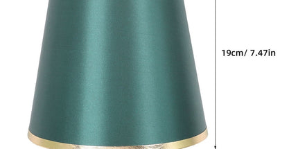 Worgeous Green Fabric Drum Lamp Shade for Table Lamps and Chandelier Perfect for Home Decoration 12 in