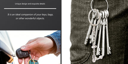 Mini Scooter Shaped Keychains 3Pcs Zinc Alloy Handbag Purse Car Decorations Christmas New Year