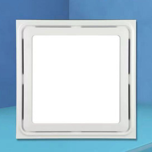 Powerful Bathroom Exhaust Fan With Led Lights 30*30Cm Exhaust Fan White Abs Smile Home