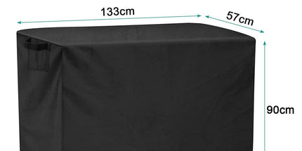 Waterproof Outdoor Prep Movable Dining Cart Pizza Oven Patio Grill Table Cover 104*61*81Cm Smile Home 133*57*90Cm