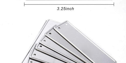 Aluminum Plant Labels Double Sided Metal Labels Tree ID Tag Waterproof iron wire Smile Home