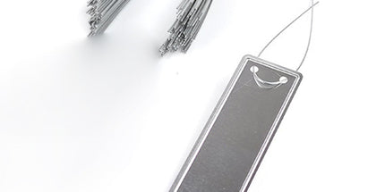 Aluminum Plant Labels Double Sided Metal Labels Tree ID Tag Waterproof iron wire Smile Home