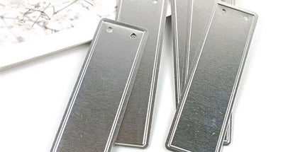 Aluminum Plant Labels Double Sided Metal Labels Tree ID Tag Waterproof iron wire Smile Home