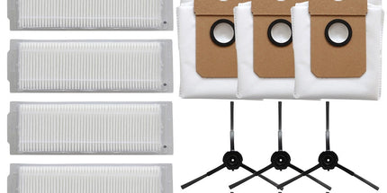 Cecotec Conga 13090 Spin Revol Home Vacuum Filter Dust Bag Side Brush Replacement Kit With 6 Filters 6 Bags 6 Brushes For Efficient Cleaning