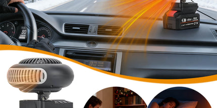 Portable Lithium Battery Fan with 3-in-1 Heating and Defogging,Large-Capacity Battery for Home,Car,or Outdoors,Safe Overheat Protection with Multiple Settings,Provides Instant Warmth Anywhere Section A5 (UK regulations)