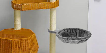 Large Cat Tree Hammock Bed Attachment Deep Basket Replacement Part Accessory