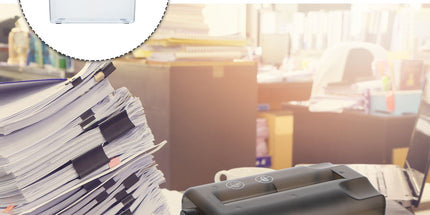 Manual Desktop Paper Shredder Black, Compact Office Document Cutter for Home and Work, 1 Piece