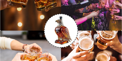 Wolf Whiskey Bottle, Funny Wolf Whiskey Bottle, 3D Wolf Shape Glass, Wine Decanter for Men Dad, Home Bar Dachshund Lover Decor C