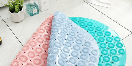PVC Foot Cleaner Mat with Acupoint Massage for Home Use, Non- Bath Shower Floor Mat, 1 Pc