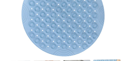 PVC Foot Cleaner Mat with Acupoint Massage for Home Use, Non- Bath Shower Floor Mat, 1 Pc