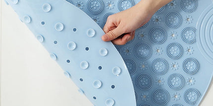 PVC Foot Cleaner Mat with Acupoint Massage for Home Use, Non- Bath Shower Floor Mat, 1 Pc
