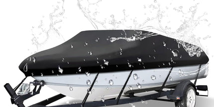 600D Heavy Duty Waterproof Boat Cover, Black, 19-21FT, 770*480cm Tyack eCommerce Solutions