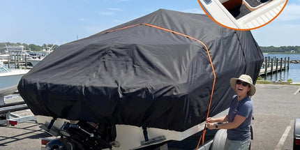 600D Heavy Duty Waterproof Boat Cover, Silver, 19-21FT, 770*480cm Tyack eCommerce Solutions