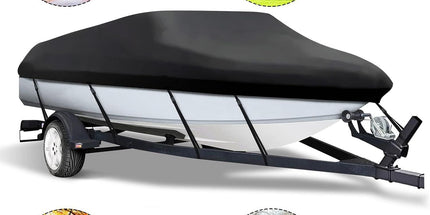 600D Heavy Duty Waterproof Boat Cover, Silver, 20-22FT, 710*420cm Tyack eCommerce Solutions