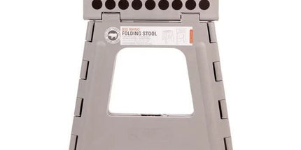 Grey large thick anti slip folding stool, portable folding stool for outdoor camping, multifunctional home and leisure, Gaomaza