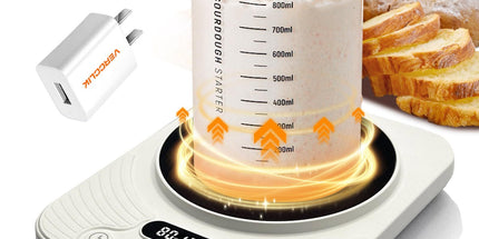 Constant Temperature Heating Coaster with Timer, Electric Mug Warmer for Milk Coffee, Auto Off Heating Pad Base, Portable Office Dorm Home Cup Warmer