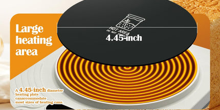 Constant Temperature Heating Coaster with Timer, Electric Mug Warmer for Milk Coffee, Auto Off Heating Pad Base, Portable Office Dorm Home Cup Warmer