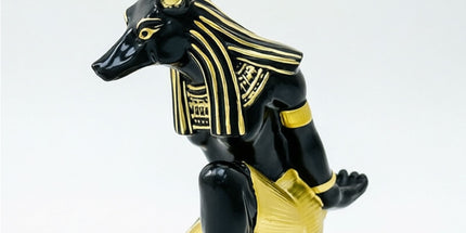 Ancient Egyptian Anubis Wine Rack - Creative Resin Craft Wine Bottle Holder, Home Bar Cabinet Decoration