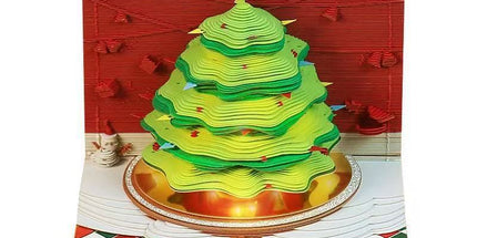 Christmas tree with lights