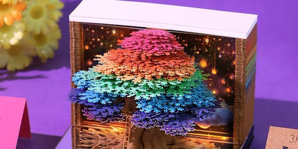 Enchanted Tree Dwelling with Light