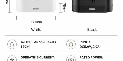 USB Flame Aroma Diffuser, Black Single Light, Christmas Gift