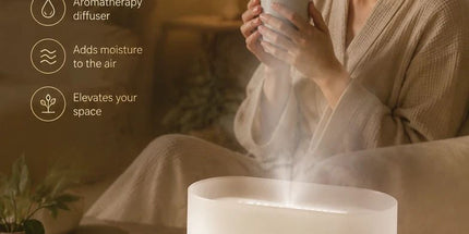 USB Flame Aroma Diffuser, Black Single Light, Christmas Gift