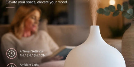 Onion Aroma Diffuser Pure White + Remote, 24V AU Plug, Home Decor Gift