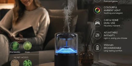 Auto Start-Stop Car Aroma Diffuser XM-ZS44, Misty Forest, Christmas & Father’s Day Gift