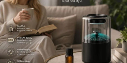 Car Diffuser XM-ZS44 + Height Pad, Calming Rain, Christmas & Dad Gift