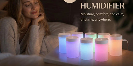 8 Pack USB Humidifier White, Bulk Christmas Hamper Fillers