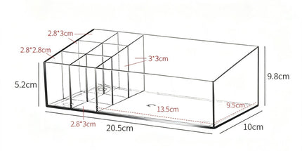 Clear Acrylic Lipstick Storage Box, Dedicated Holder For Lipstick Collection
