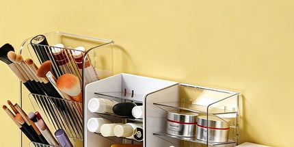 7 Grid Eyeshadow Storage Rack, Small Size Clear Acrylic Makeup Organiser