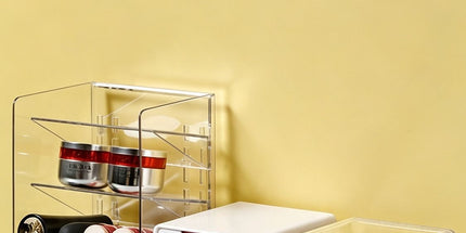 7 Grid Eyeshadow Storage Rack, Small Size Clear Acrylic Makeup Organiser