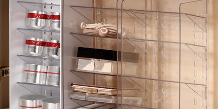 7 Grid Eyeshadow Storage Rack, Large Size Clear Acrylic Makeup Organiser