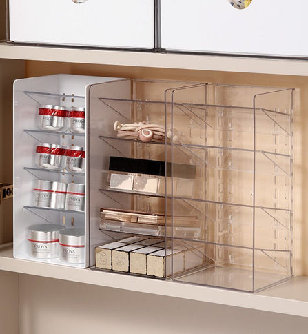 Under Cabinet Hanging Drawer Box, Large Size Clear Acrylic Cosmetic Organiser