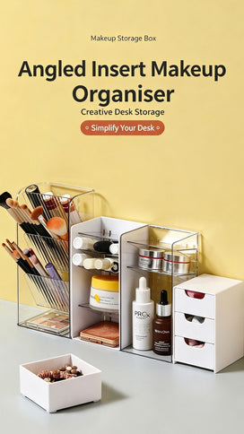 Under Cabinet Hanging Drawer Box, Small Size Clear Acrylic Cosmetic Organiser