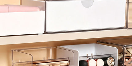 Clear Square Storage Tube, 1 Compartment Acrylic Cosmetic Holder