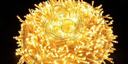 High‑Density LED Star String Lights Plug‑in Version, Dense Lamp Beads For Rich Visual Glow, Holiday Outdoor Gathering Lighting, 100M 1000Leds Warm White Tyack eCommerce Solutions