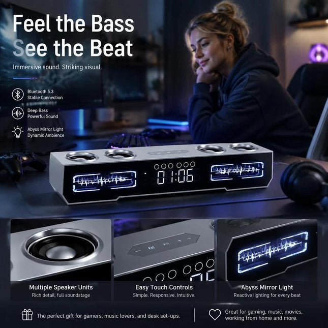X9 Star Computer Speaker,White