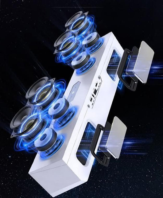 X9 Star Computer Speaker,White
